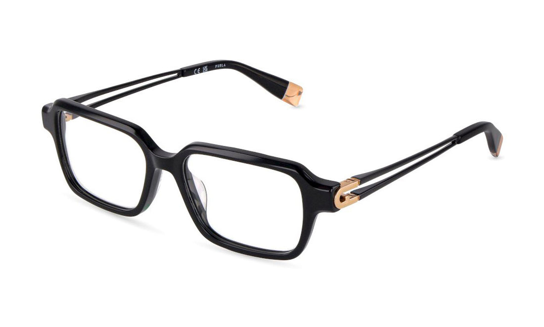Occhiali da vista furla vfub04 0700 negro square femenino taglia 52mm - Vista principale