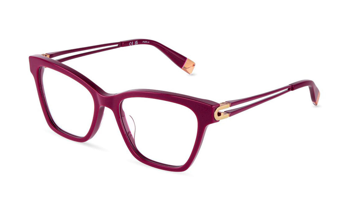 Occhiali da vista furla vfub05 06uu rosa square femenino taglia 53mm - Vista principale