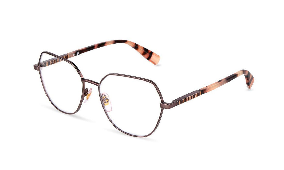 Occhiali da vista furla vfub06 08g7 marron square femenino taglia 54mm - Vista principale