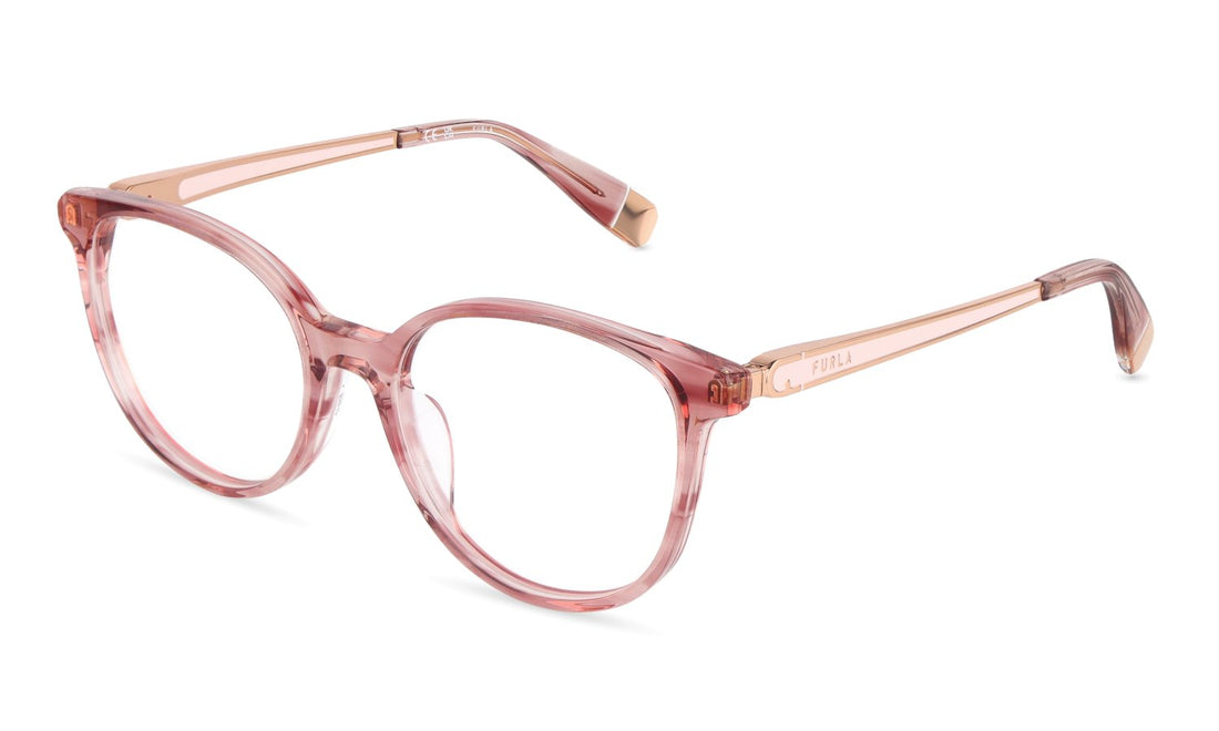 Brillen furla vfub61 09g1 rosa pantos femenino größe 51mm - Hauptansicht