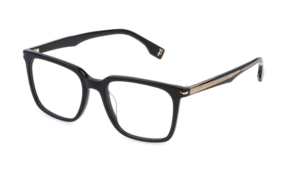 Óculos graduados police vplg73e 700y negro square masculino tamanho 51mm - Vista principal