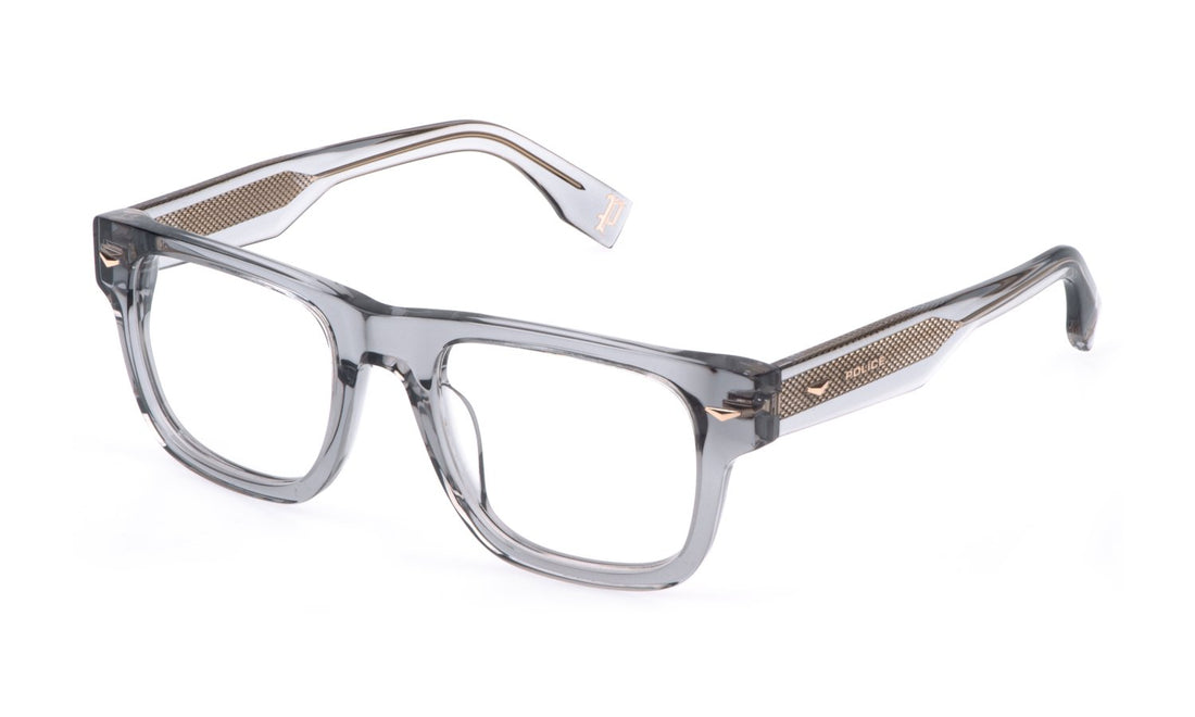 Brillen police vplq72e 04g0 gris square masculino maat 52mm - Hoofdaanzicht