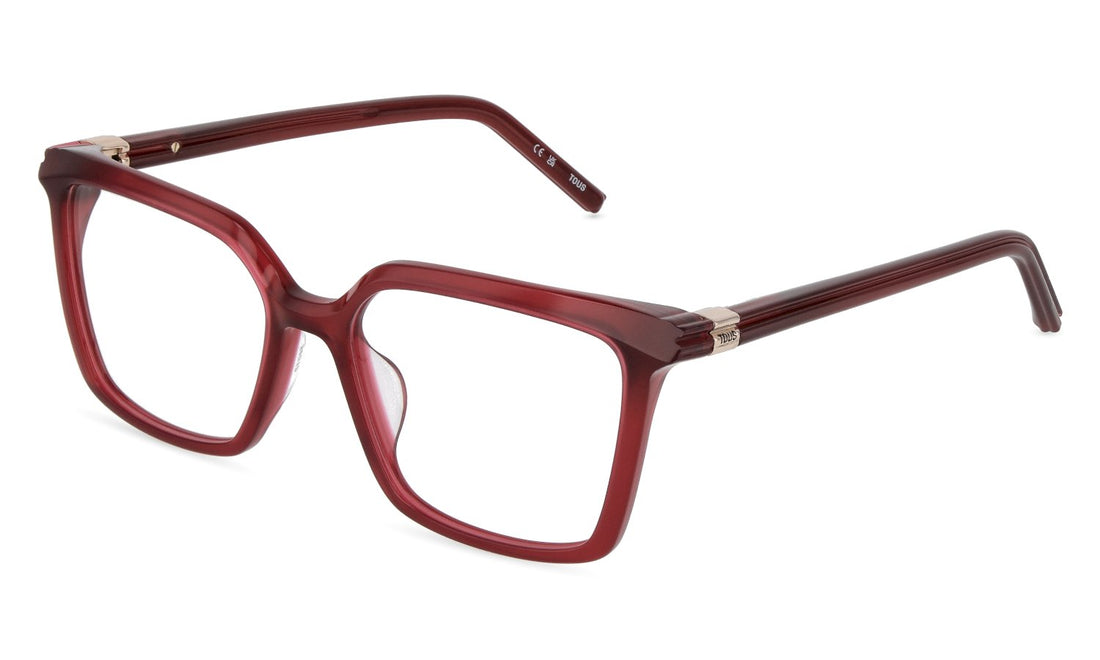 Gafas graduadas tous vtod68 09gr rojo square femenino talla 54mm - Vista principal