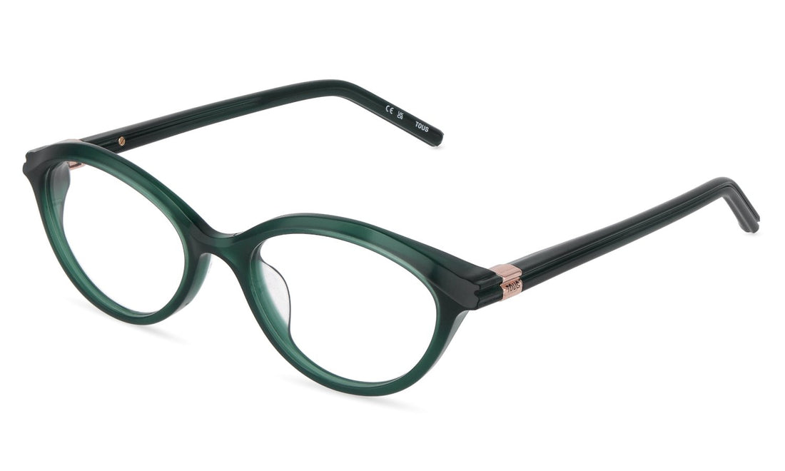 Gafas graduadas tous vtod69 06s7 verde oval femenino talla 51mm - Vista principal