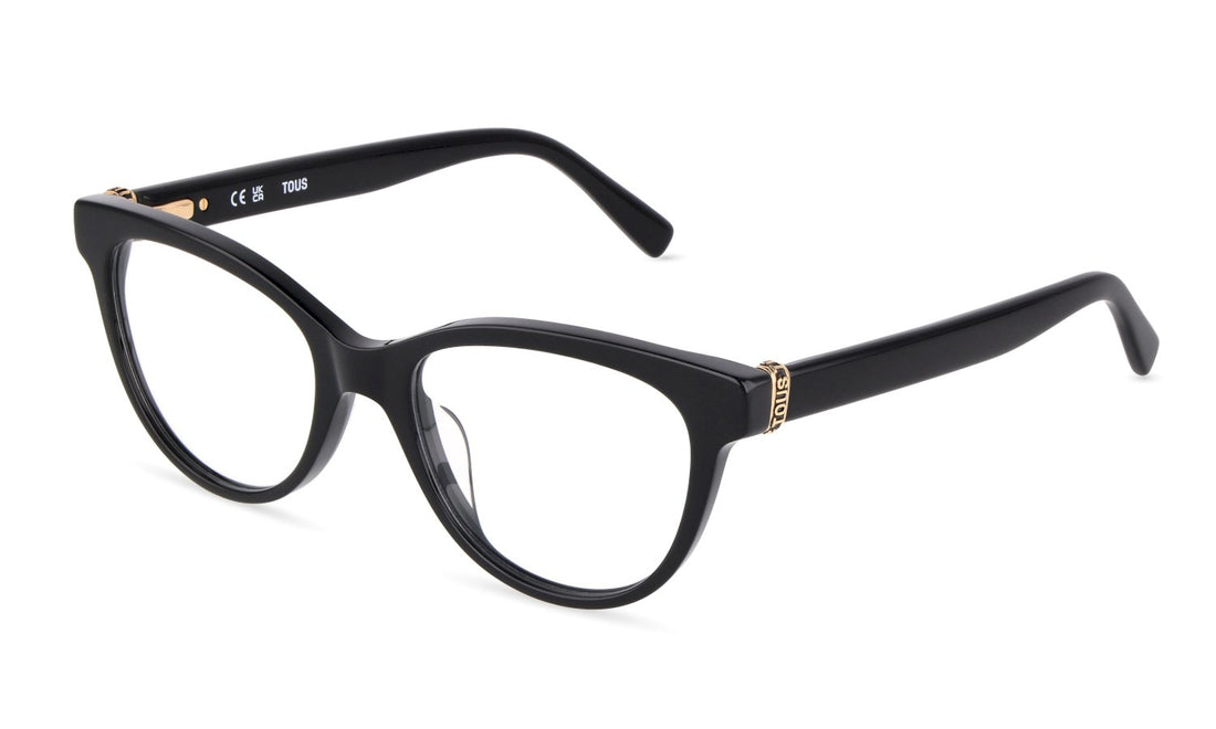 Gafas graduadas tous vtod77 0700 negro butterfly femenino talla 51mm - Vista principal