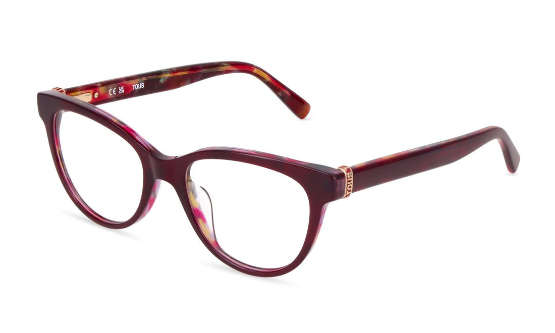 Gafas graduadas tous vtod77 09rv rojo butterfly femenino talla 51mm - Vista principal