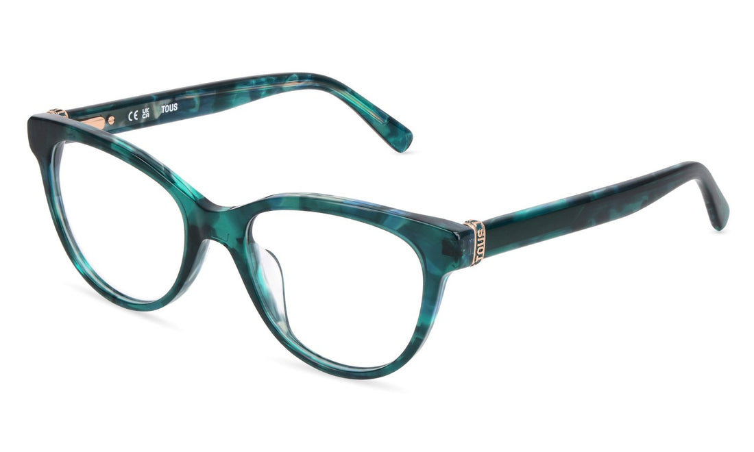Gafas graduadas tous vtod77 0xat verde butterfly femenino talla 51mm - Vista principal