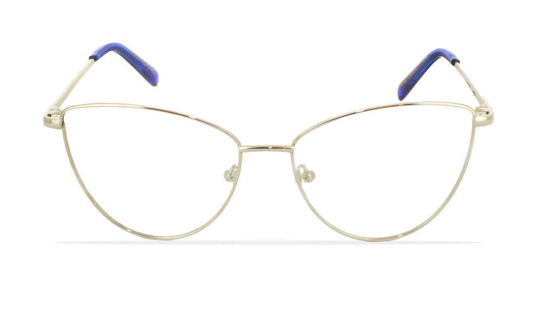 Lunettes de vue greyhounders zekei silver plateado cat eye femenino taille 55mm - Vue détaillée